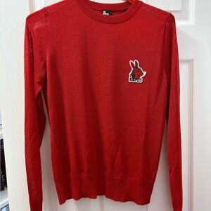 The Kooples Scarlet Crew Neck Top
